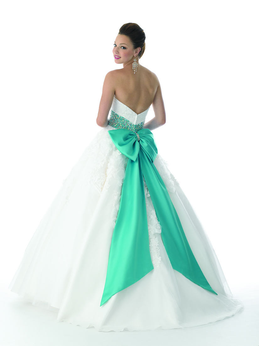 short white ball gowns