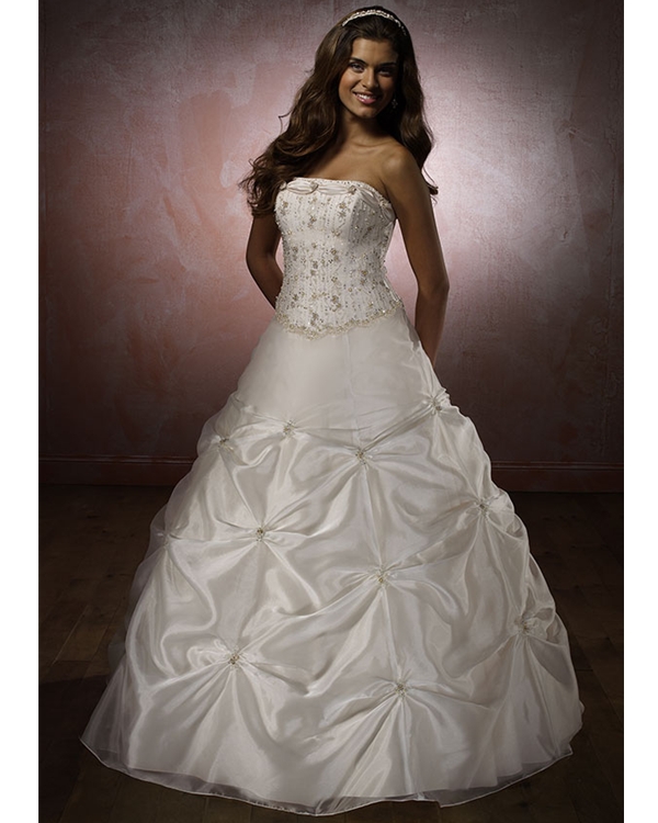 Ivory Ball Gown Strapless Lace Up Floor Length Embroidered And Ruffled Quinceanera Dresses