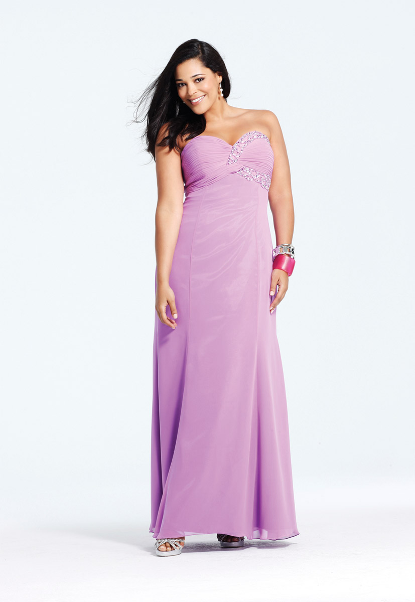 Strapless Sweetheart Ankle Length Zipper Lavender A Line Prom Dresses With Ruffles