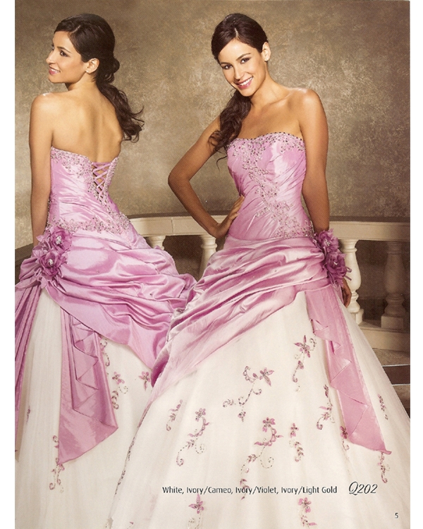 Pink Ball Gown Lace Up Floor Length Strapless Quinceanera Dresses With Beading And Flowers And Twist Drapes