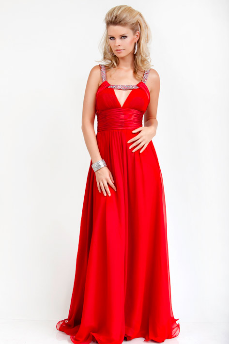 Scarlet A Line Square Neckline Low Back Full Length Evening Dresses With Sequins And Ruffles 