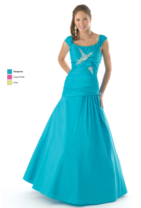 Turquoise A Line Cap Sleeves Scoop Lace Up Floor Length Beading And Pleat Satin Prom Dresses