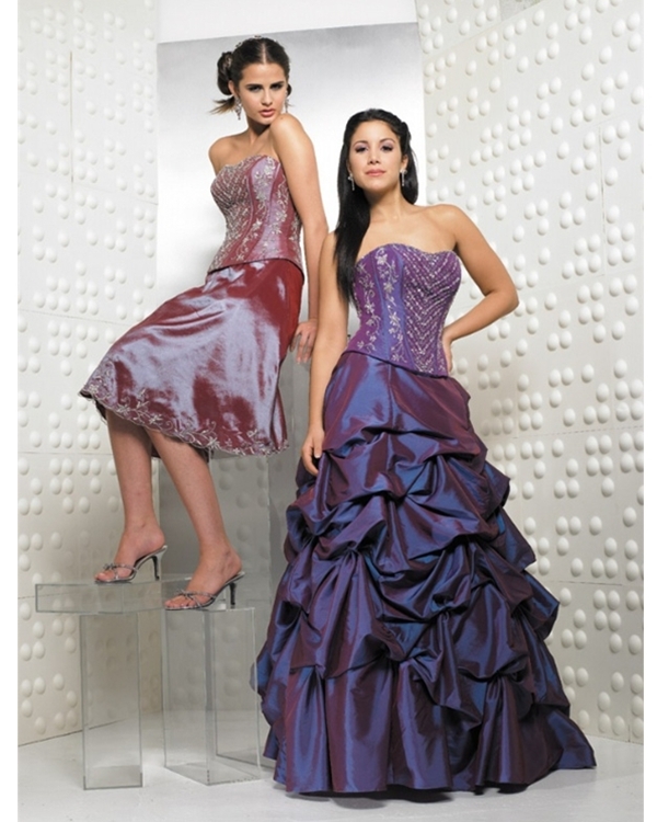 Regency Ball Gown Strapless Lace Up Full Length Quinceanera Dresses With Embroidery And Twist Drapes 