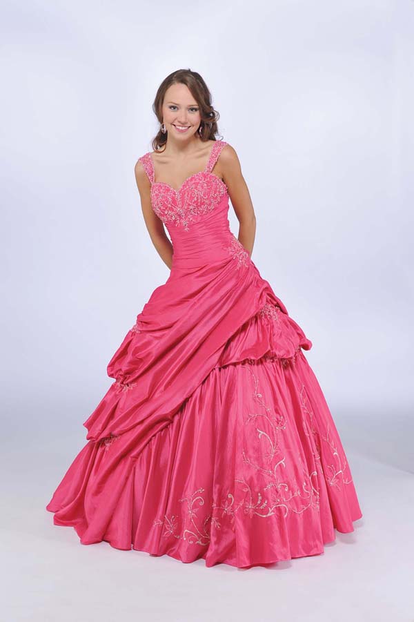 Watermelon Ball Gown Straped Sweetheart Zipper Floor Length Quinceanera Dresses With Beading And Twist Drapes 