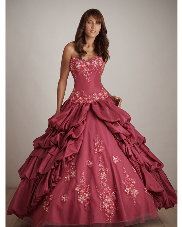 dark ball gowns