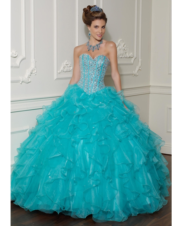 Orange and Fuchsia Ball Gown Strapless and Sweetheart Floor Length ...